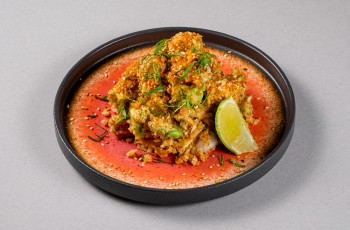 Авокадо и креветки