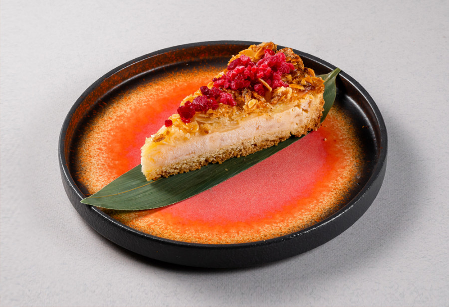 Торт риккота с грушей